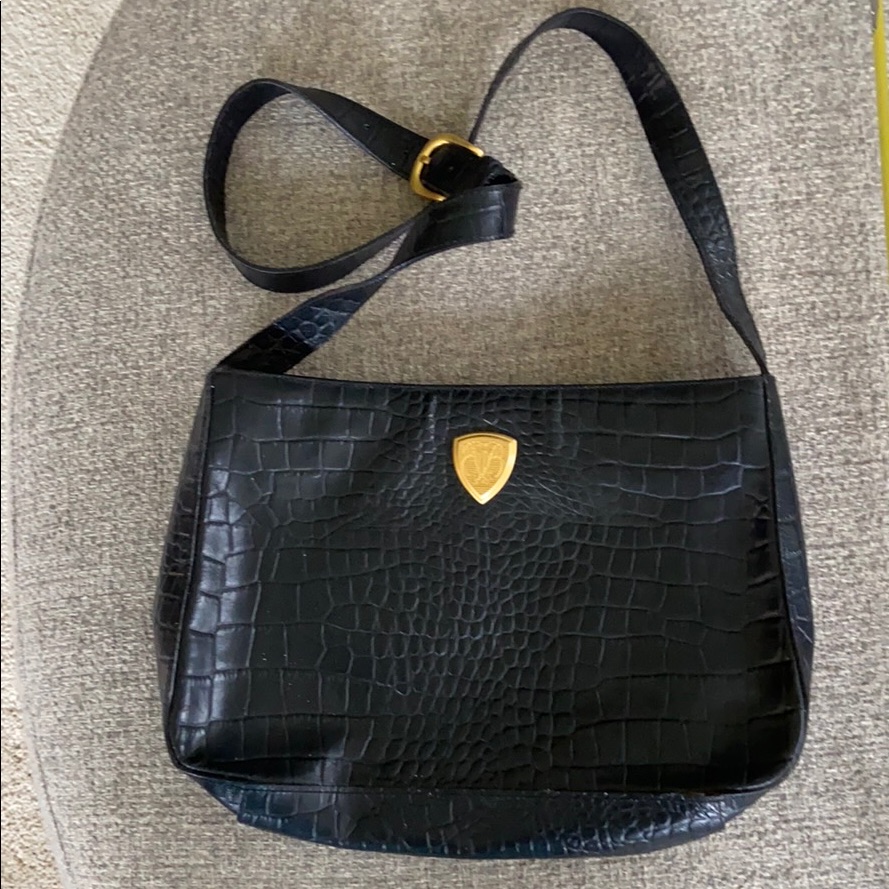 Solid Black Print Bag